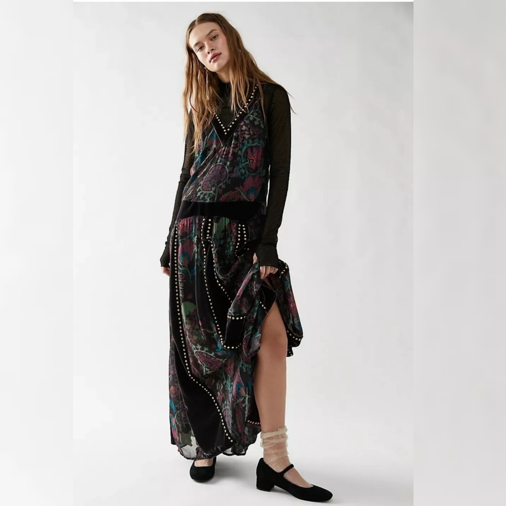 FREE PEOPLE Gweniever Maxi Dress Size/XS